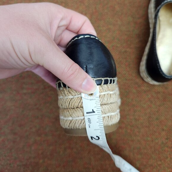 Prada Leather Espadrille Platform Open Toe Shoe - Picture 8 of 8